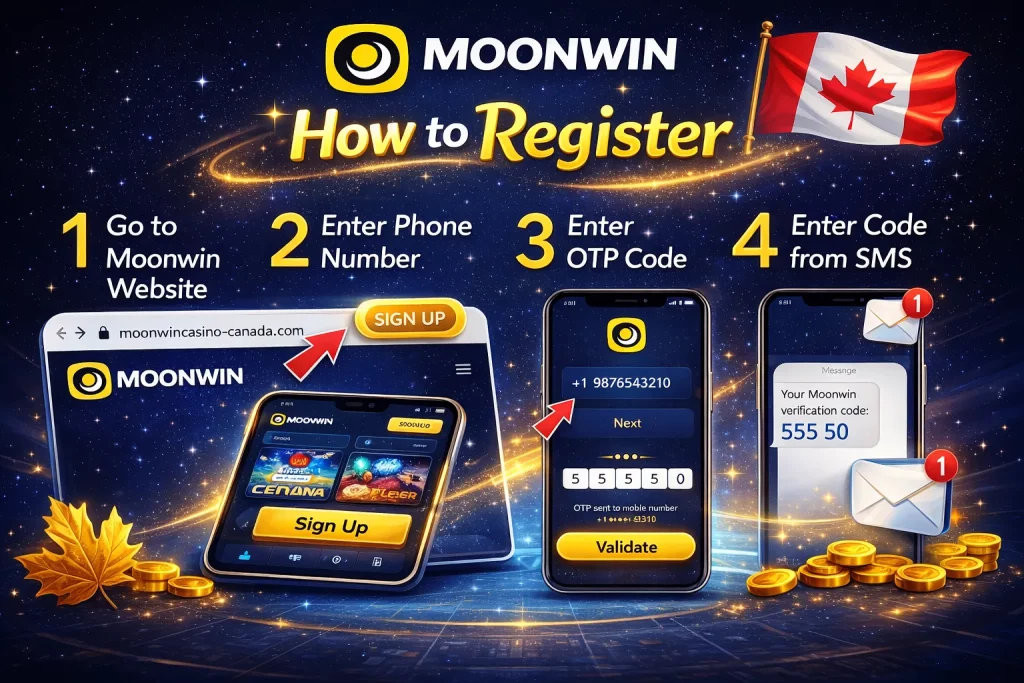 Moonwin Casino sign-up guide for Canada — step-by-step registration instructions with official logo